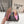 Alaia 25 Cube Wedge Mules Pink Silk Sheepskin 300082