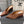 Alaia 25 Cube Wedge Mules Brown Silk Sheepskin 300083