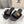 Loewe 25 Pebble Slide Black Calfskin 325329