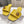 Loewe 25 Pebble Slide Yellow Calfskin