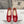 CL  26s Ballet Flats In Red Calfskin With Bow