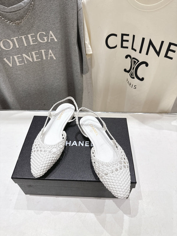 CC 26s Slingback Flat White Distinct Woven 888091