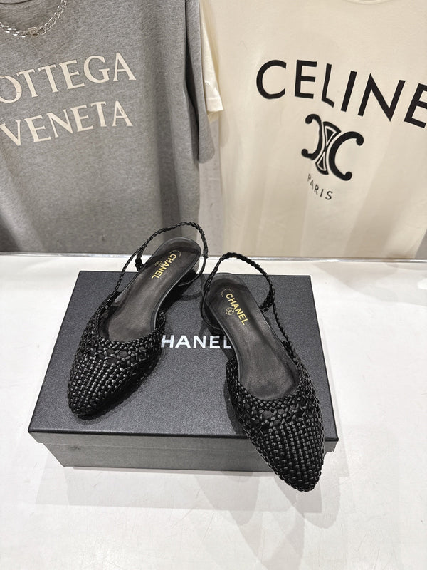 CC 26s Slingback Flat Black Distinct Woven 888093