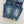 LV 25 Denim Vest Jacket Blue Cotton