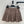 Celine Pleated Skirt Brown Wool Cotton Polyester