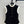LV 25 Princess Seams Vest Black Polyester Cotton