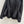 LV 25 Pleated Waist Round Neck Shirt Black Cotton