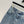 CC 25 Embroidered Midi Skirt Blue Denim Cotton