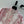 CD 25 Flying Sleeve Short Shirt White Pink Cotton