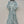 CD 25 Sauvage Jouy Boat Neck Dress Light Blue mix White Cotton