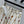 LV 25 Bourgoise Series Printed Zipper Denim Skirt White Cotton