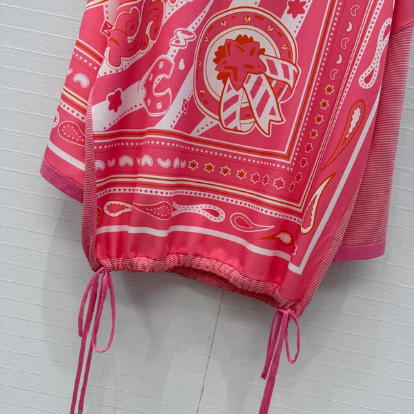 HM "Candy Libris" Long-Sleeve Hot Pink Cotton Tencel