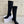 Dior 2025 Tribales Heeled Ankle High Boot 80mm Black White Suede 501198