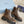 Prada 25 Martin Boot Brown Black Cowhide 501443