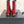 CC 26s Croc Embossed Ankle Boots Burgundy Patent Leather  122040