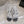 CC 26s Strappy Sandals 7.5cm White Black Sheepskin 723620