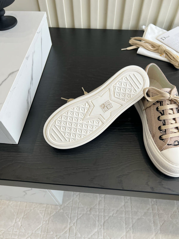 CD Dioriviera Walk'n'Dior Sneaker Beige Cotton 851250
