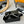 CC Diamond Thong Slippers Black Cloth 305866