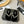 CC Diamond Thong Slippers Black Cloth 305866