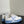 LV Sneakers Time Out  Logo Print White Mix Light Blue Calfskin