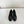 Ballet Flats Black Tweed Grosgrain Flower