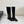 HUNT BOOTS IN BLACK GLAZED CALFSKIN