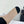 Petal Anagram Slide in White Soft Calfskin 273513