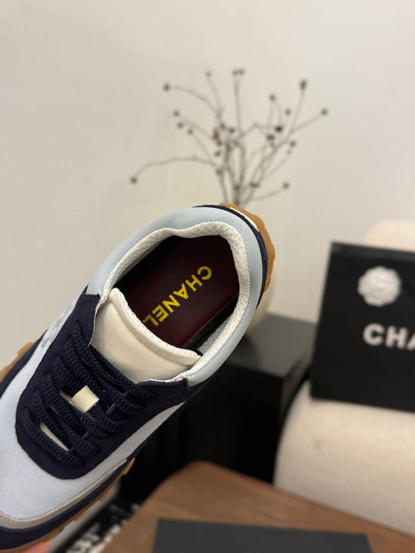 CC 2026 Sneaker Black White Fabric Suede Calfskin 676170