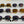 BAGUETTE SQUARE FRAME SUNGLASSES FE40051 IN METAL