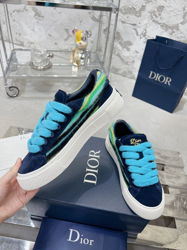 CD B33 Sneaker 30mm In Colorful Suede  100654