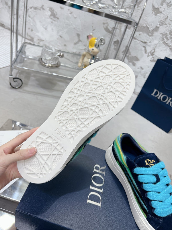 CD B33 Sneaker 30mm In Colorful Suede  100654