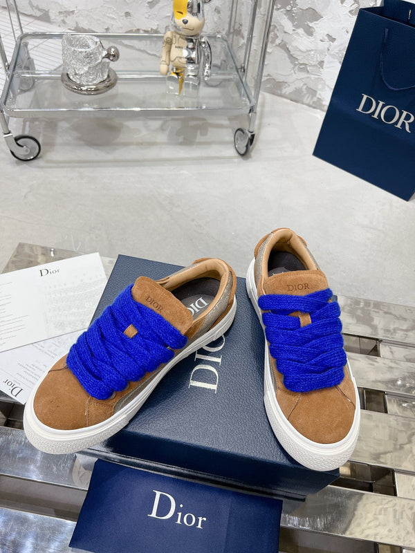 CD B33 Sneaker 30mm In Brown Suede 100656