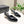 CC 26P Slingback Pearl-Shaped Heel 7cm Black Quited Leather 767268