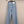 CC 26s Camellia Lace Straight-Leg Pants Washed Blue Denim 407854