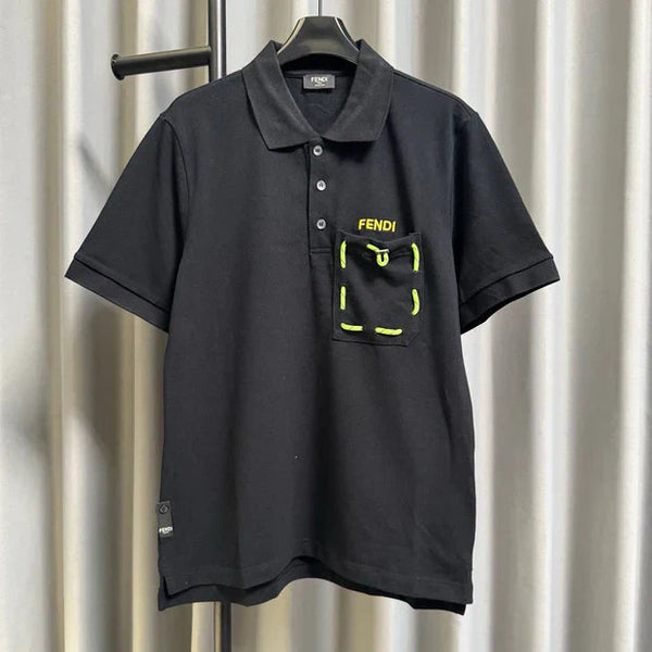FF 2026 Men's Short-Sleeve Polo Shirt Cotton 830414