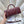 CC Maxi Flap Bag with Top Handle 31cm Burgundy Goatskin