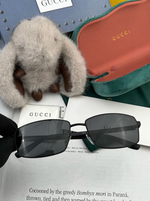 RECTANGULAR FRAME SUNGLASSES G51806 IN METAL