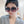 SQUARE SUNGLASSES L5221 IN CLEAR ACETATE GREY SMOKE LENSES