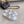 dad sandal mule white lambskin silver buckle