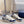 CD B57 Mid-Top Sneaker White Grey Mix Dark Blue Calfskin And Oblique Jacquard