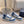 CD B27 Low-Top Sneaker White Blue Print Calfskin And Denim Fabric