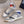 CD B27 High-Top Sneaker White Grey And Red Blue Print Calfskin