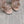 RC Flower Sandals Pink Nude Sheepskin Rhinestones 328466