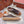 LP sneaker unisex style dark brown sheepskin mix suede 382663