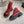 CC 24 Combat Boots 50mm Red Black Calfskin & Sheepskin 404287