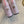 CC 25 Short Boot Pink Black Fabric Sheepskin 516639
