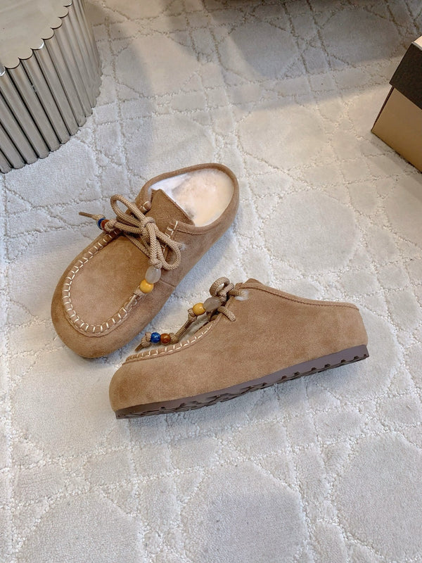 UGG Yupoo Loafers  Caramel  Wool Suede 516908