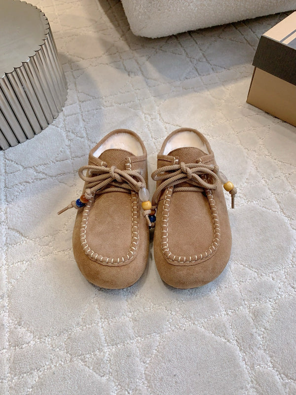 UGG Yupoo Loafers  Caramel  Wool Suede 516908