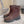CC New Platform Ankle Boots Dark Burgundy Suede Glossy Sheepskin