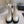 CC New Platform Ankle Boots Light Taupe Suede Sheepskin